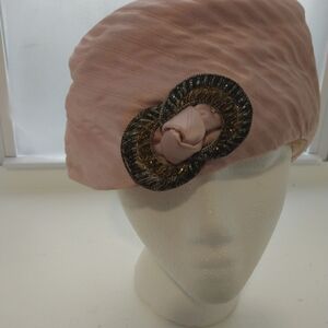 Vintage Satin Turban Style Hat